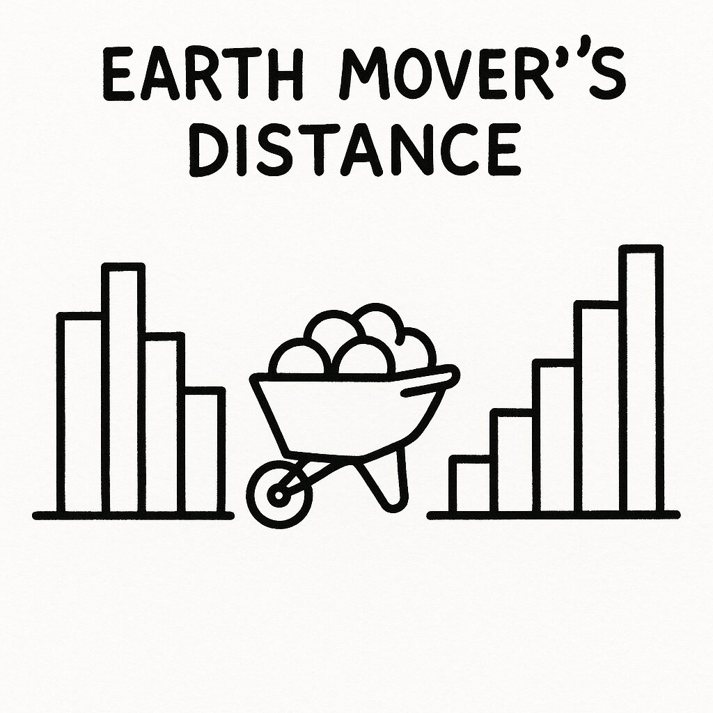 Earth-mover's distance